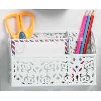 China Factory Office Supplies Metal Engraving Magnetic Stationery Organizer/Stationery Holder