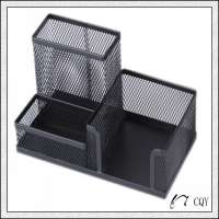 Metal stationery wire mesh desktop table school office supply desktop organizer