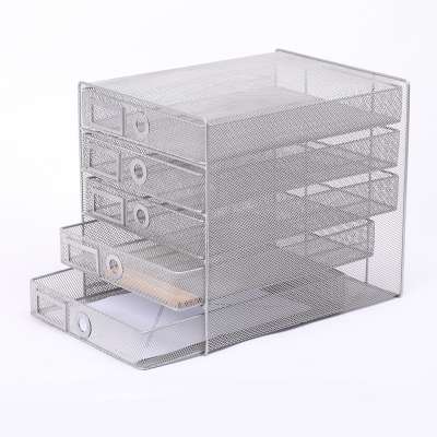 Wire mesh drawer cabinet