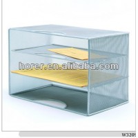 Wire mesh desktop storage box