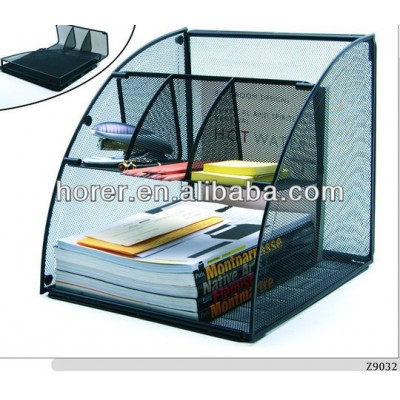 metal mesh desktop organizer