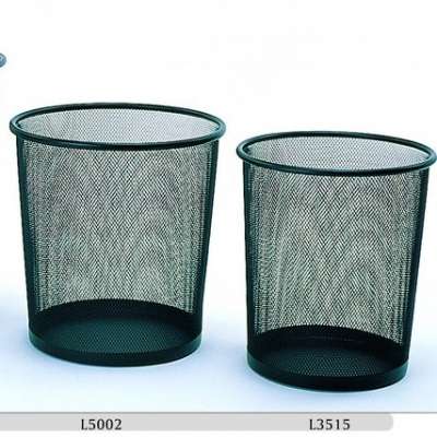 Metal mesh wire home and office Trash Can/waste Bin/waste Paper Basket