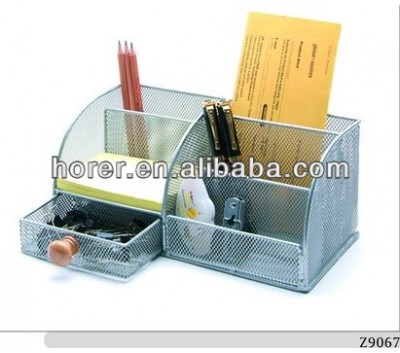 metal mesh office table organizer